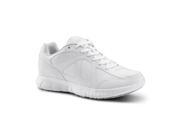 Keuka SureGrip Mens Galley White Athletic Slip Resistant Work Shoes 10.5W