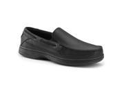 Dockers SureGrip Mens Cabana Black Slip On Boat Shoe Slip Resistant Work Shoes 11.5M