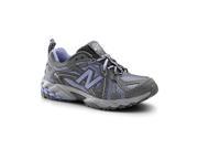 New Balance SureGrip Womens 573 SG Gray Light Blue Trail Off Road Athletic Work Shoes 5M