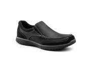 Dockers SureGrip Mens Wade Black Slip Resistant Twin Gore Slip On Work Shoes
