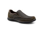 Dockers SureGrip Mens Wade Brown Slip Resistant Twin Gore Slip On Work Shoes