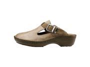 Lila SureGrip Womens Bailey Nude Open Back Clog Slip Resistant Work Shoes 7.5M
