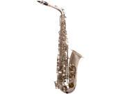 Alto Saxophone Sand Blasted Nickel Plated Key of Eb
