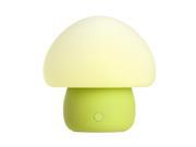 Emoi H0022G Multicolor LED Baby Night Light Portable Silicone Mushroom Nursery Night Lamp Tap Color Control BPA Free Rechargeable Battery for up to 6 Hour U