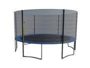 ExacMe 14 Ft 6W Legs Trampoline w Enclosure Net and Ladder All in one Combo Set