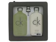CK ONE by Calvin Klein for Women Gift Set 6.7 oz Eau De Toilette Spray 6.7 oz Body Moisturizer
