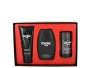 DRAKKAR NOIR by Guy Laroche for Men Gift Set 3.4 oz Eau De Toilette Spray 3.4 oz After Shave Balm 2.5 oz Deodorant Stick