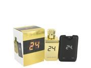 24 Gold The Fragrance by ScentStory for Men Eau De Toilette Spray 0.8 oz Mini EDT Pocket Spray 3.4 oz