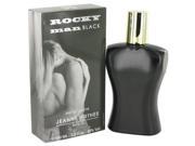 Rocky Man Black by Jeanne Arthes for Men Eau De Toilette Spray 3.3 oz