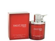 Yacht Man Red by Myrurgia for Men Eau De Toilette Spray 3.4 oz