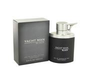 Yacht Man Black by Myrurgia for Men Eau De Toilette Spray 3.4 oz