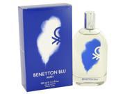 Benetton Blu by Benetton for Men Eau De Toilette Spray 3.3 oz