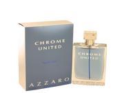 Chrome United by Azzaro for Men Eau De Toilette Spray 3.4 oz