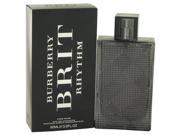 Burberry Brit Rhythm by Burberry for Men Eau De Toilette Spray 3 oz
