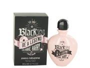Black XS Be A Legend by Paco Rabanne for Women Eau De Toilette Spray 2.7 oz