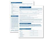 ComplyRight Job Application Short Form 8 1 2 x 11 50 per Pack