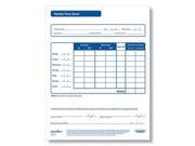 ComplyRight Weekly Time Sheets. 8 1 2 x 11 50 per Pack