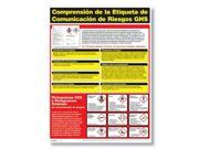 ComplyRight GHS Hazard Communication Training Poster Spanish . 18 x 24 1 per Pack