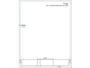2 9 16 x 1 2.5625 x 1 Integrated Laser Label Form Sheets 3 Across Labels Carton of 1000