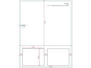 3 1 2 x 2 3 4 3.5 x 2.75 Integrated Laser Label Form Sheets 2 Up Labels Carton of 1000