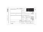 1099 INT Interest 2 part 1 wide Electronic Filing Mailer Dated Carbon 100 Forms Pack