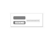 Double Window Envelope for 3 Up W 2 s Self Seal 5210 5211 175 Envelopes Box