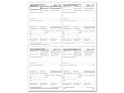 W 2 Employee 4 Up Box Copy B C 2 and 2 or Extra Copy Cut Sheet P Style 200 Forms Pack