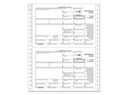 1099 MISC Miscellaneous 1 part 1 wide Electronic Filing Dated Copy B 500 Forms Pack