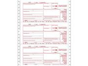 1099 S Real Estate Transaction 4 part 1 wide Carbonless 200 Forms Pack