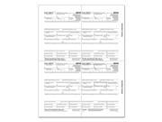 1099 R Retirement Recipients Copy B C and 2 File Copies 4 Up Box Format Cut Sheet 500 Forms Ctn