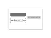 Double Window Envelope for official 2 Up W 2 s Self Seal 175 Envelopes Box