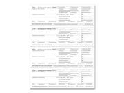 W 2 Employer 4 Up Horizontal Copy D or 1 State City or Local Cut Sheet 500 Forms Ctn