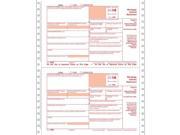 1098 Mortgage Interest 4 part 1 wide Carbonless 200 Forms Pack