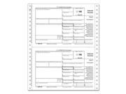 1099 INT Interest 1 part 1 wide Electronic Filing Copy B Dated 500 Forms Pack