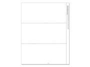 1099 MISC Miscellaneous 3 Up Blank w Copy B and Copy C Backer Cut Sheet 500 Forms Ctn