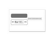 Double Window Envelope for official 2 Up W 2 s 175 Envelopes Box