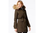 Michael Kors Faux Fur Hood Down Anorak Coat