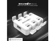 BlitzWolf BW S4 Smart 6 Port High Speed Desktop USB Charger For iPhone iPad Samsung 50W US Optional