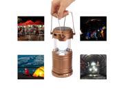 Outdoor Solar Power Camping Portable Lantern Rechargeable Emergency Light