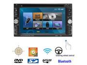 6.2 Car Stereo DVD CD MP3 Multimedia Player HD In Dash Bluetooth Ipod TV Radio