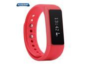 ELEGIANT D6 Plus IP67 Waterproof Bluetooth Pedometer Tracking Sleep Monitor Smart Wristband Bracelet For Samsung HTC Sony Nokia Andriod Smart Phones Red