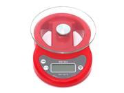 7kg 7000g 1g Digital LCD Electronic Kitchen Food Diet Postal Weight Scale Red