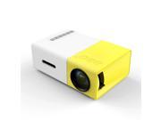 YG300 LCD Mini Portable 1080P LED Projector Home Cinema Theater USB SD HDMI US Plug
