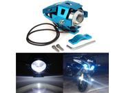 1pcs Motorrad U5 LED 125W 1300LM Scheinwerfer Zusatzscheinwerfer Lampe 12 80V Blue