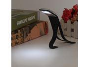 Portable Flexible Folding LED Clip On Reading Book Light Lamp For Reader Kindle