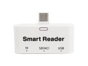 3In1 Type C High Speed Memory Card OTG Reader Adapter For TF SD USB Memory Card