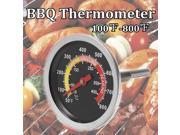 50 400 Degrees Celsius Outdoor Cook Tool Barbecue BBQ Grill Thermometer Temperature Gauge Steel