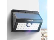 ARILUX AL SL02 Wireless Solar Powered 20 LED Waterproof PIR Motion Sensor Outdoor Wall Light