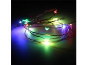 1M 10LED Battery Copper Cable Wire Mini Fairy String Light Party Waterproof decor Multi colored