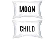 Funny Pillowcases Standard Size 20 x 31 Moon Child Matching Phillow Case